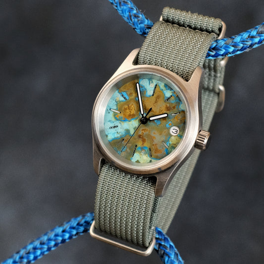 Brass Patina Dial