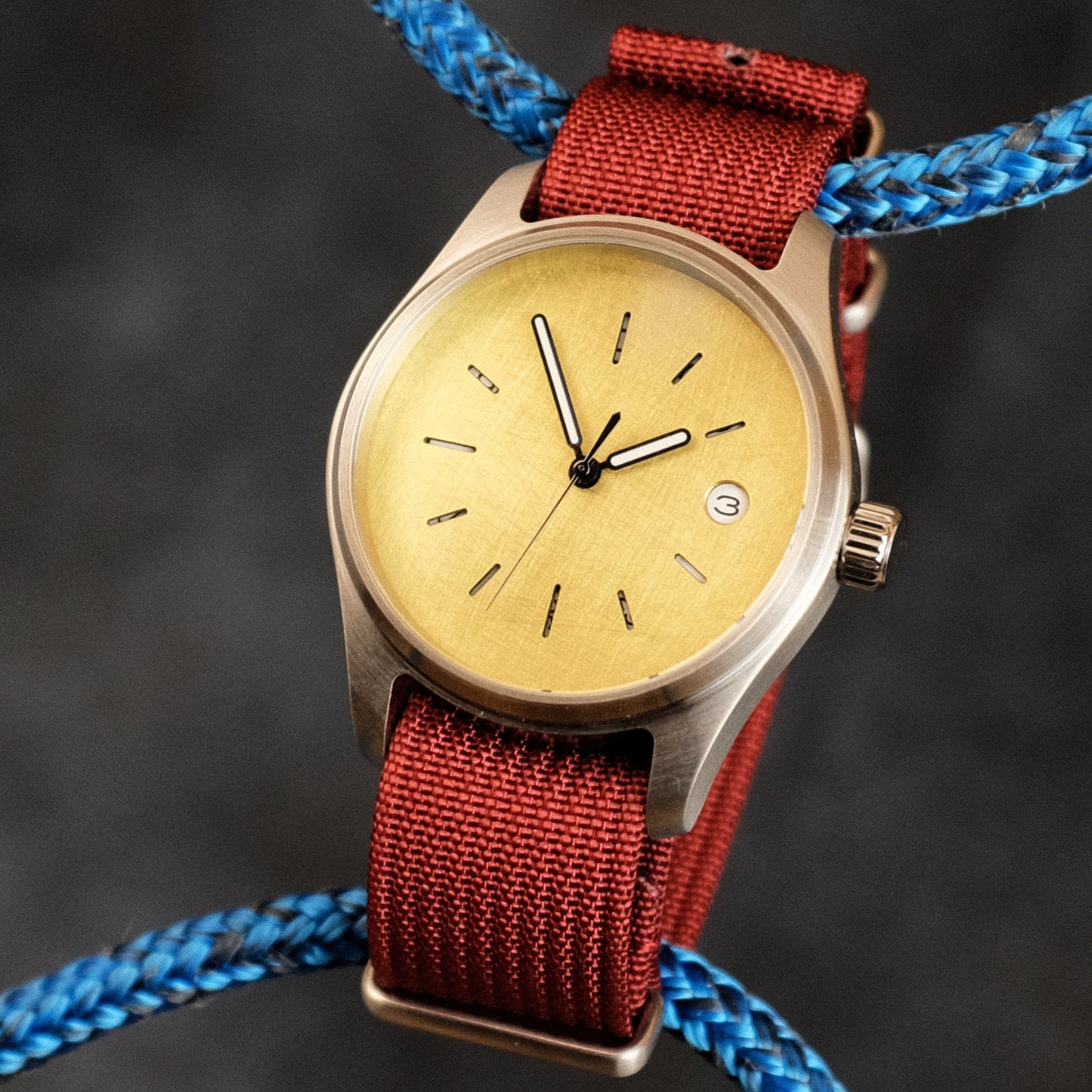 Brass Brushed Dial