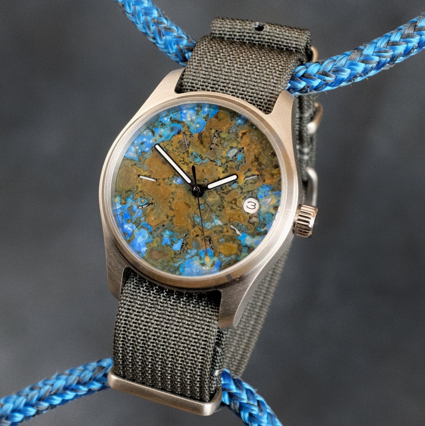 Brass Patina Dial